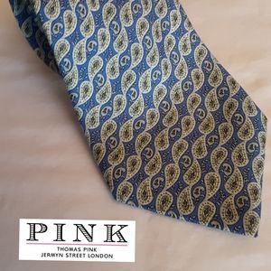 Thomas Pink 100% Silk Paisley Tie